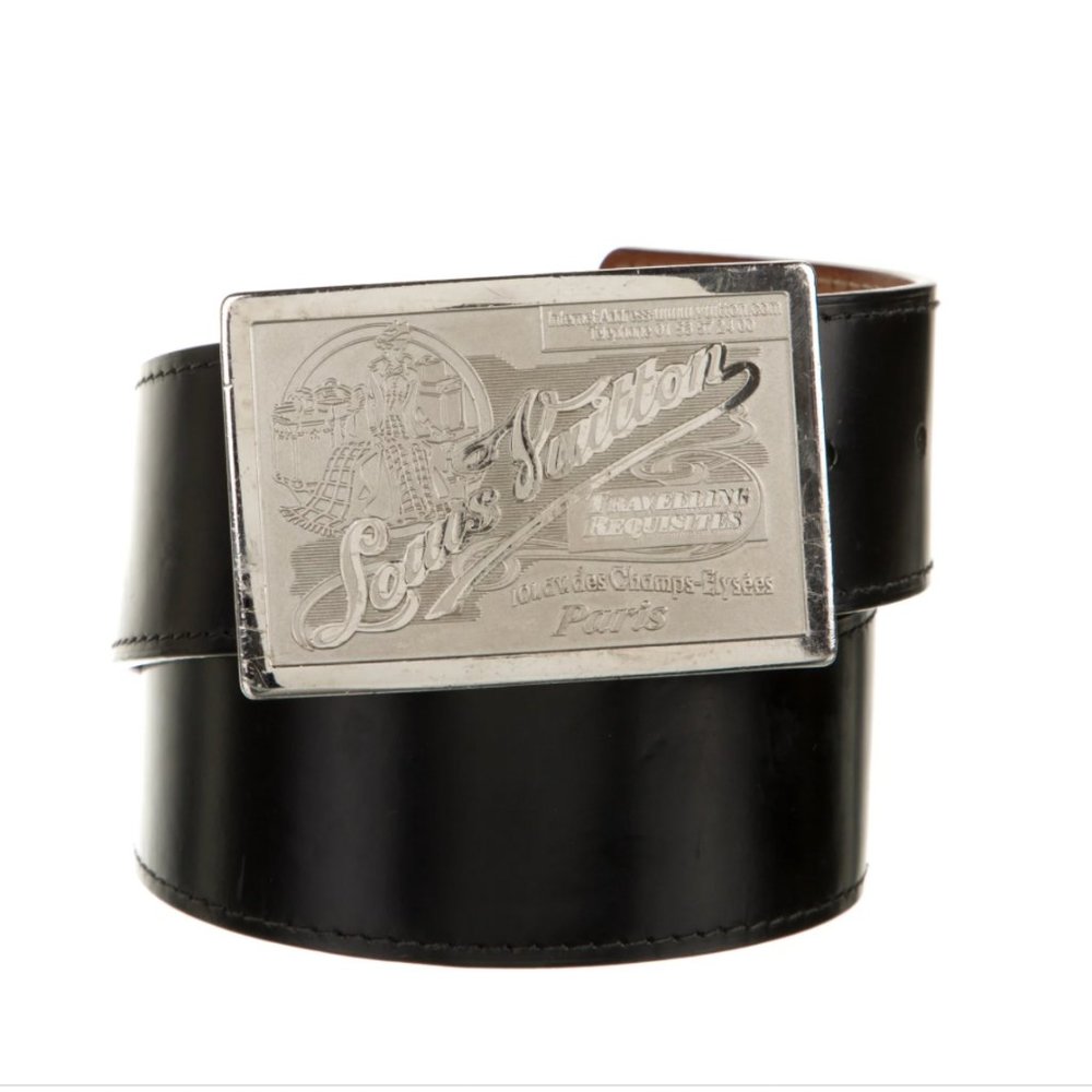 LOUIS VUITTON - Traveling Requisites Leather Waist Belt